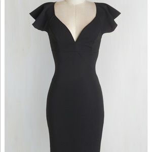 MODCLOTH Pinot Noir, Please bodycon dress